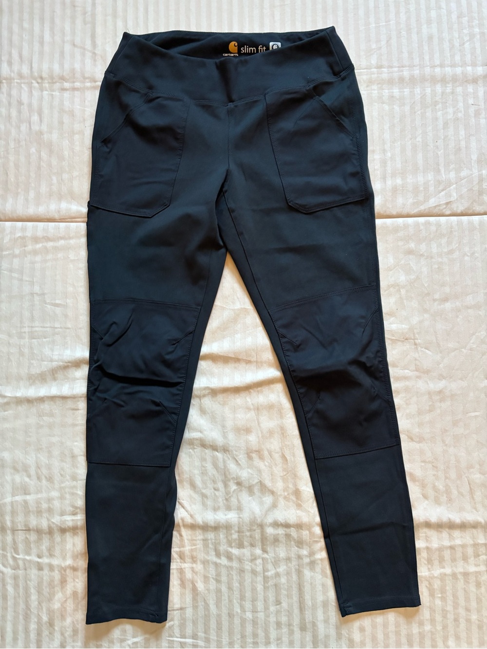 Carhartt Force Fitted Utility Leggings Womens Medium(8/10) Pull-On Double Knee
